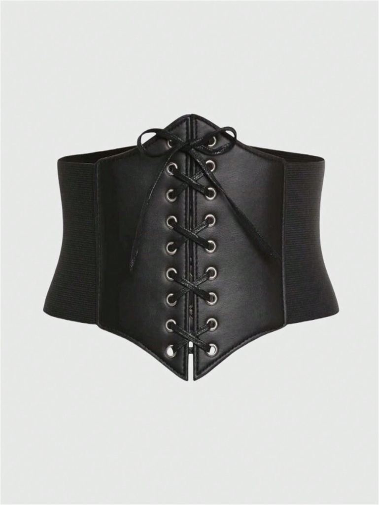 Cinturón Corsé Negro Gótico