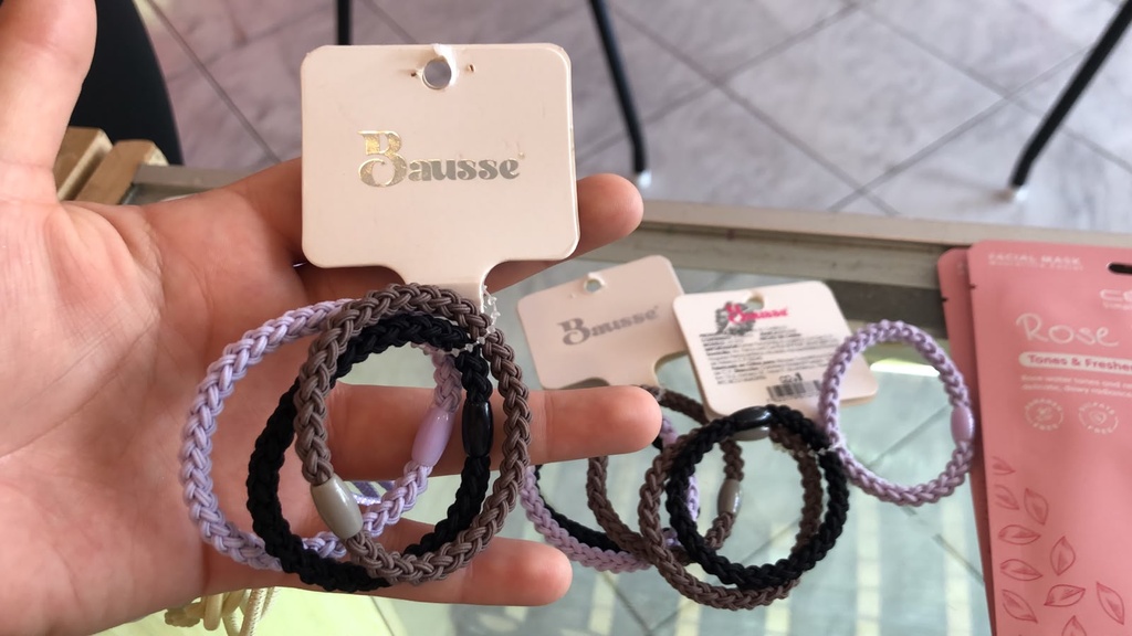 Ligas Trenzadas Delgadas Bausse 3 Piezas