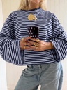 Blusa de Rayas Azul