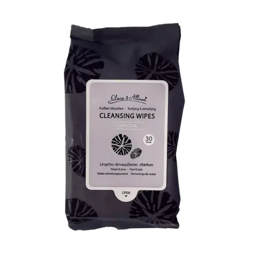 [CLEASING WIPES CHARCOAL] Toallitas Humedas OLIVIA & ALLISON