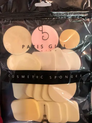 [COSMETIC SPONGES PARIS GIRL] Paquete de Esponjas PARIS GIRL