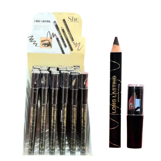 [She Lapiz Para Ceja EB06DB DARK BROWN] Lapiz para Ceja LONG LASTING