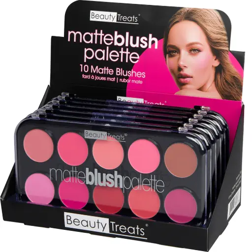 [Matte Blush Palette Beauty Treats] Paleta de Rubor BEAUTY TREATS