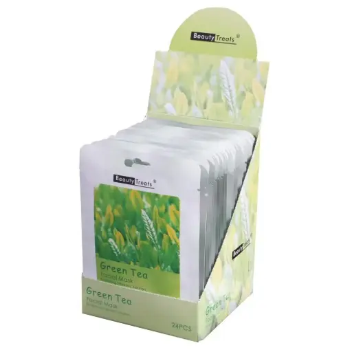 [FACIAL MASK BEAUTY TREATS] Mascarilla Facial Green Tea