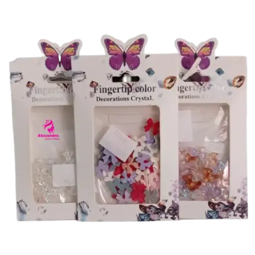 [FINGERTIP COLOR DECORATIONS CRYSTAL] Decoracion Cristal Uñas
