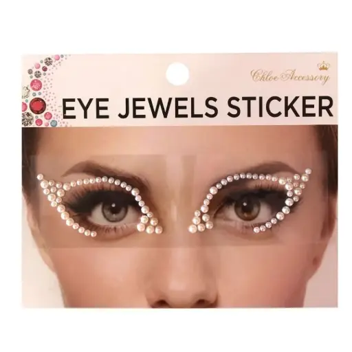 [EYE JEWELS STICKER CHLOE ACCESORY PERLAS] Sticker para Rostro EYE JEWELS