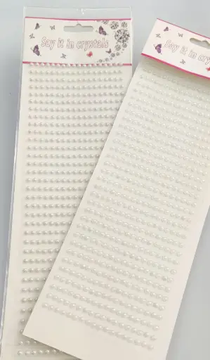 [Say it in crystals Sticker] Perlas Sticker para Rostro