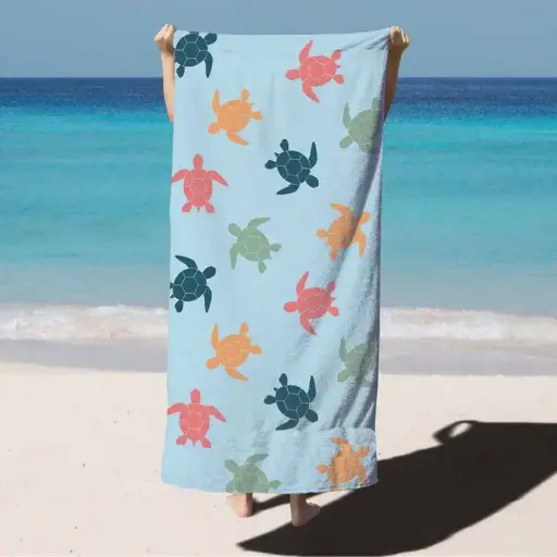 [toalla de playa estampada] Toalla Estampada Playa