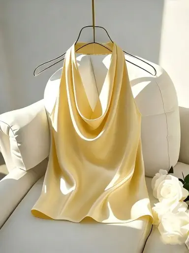 Blusa Satin Halter