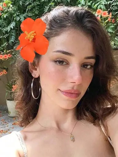 CLIP Cabello Flor