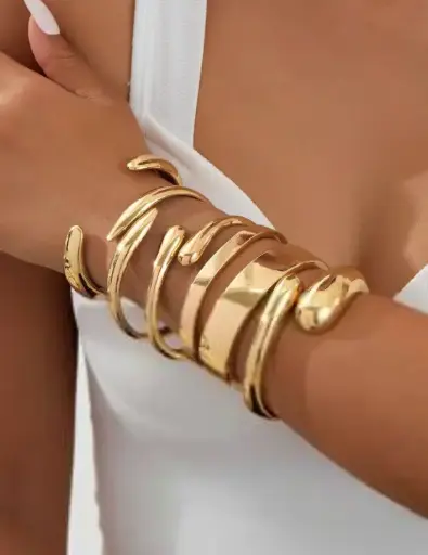 [sj2409090297319271 shein pulsera] Brazalete de Gota