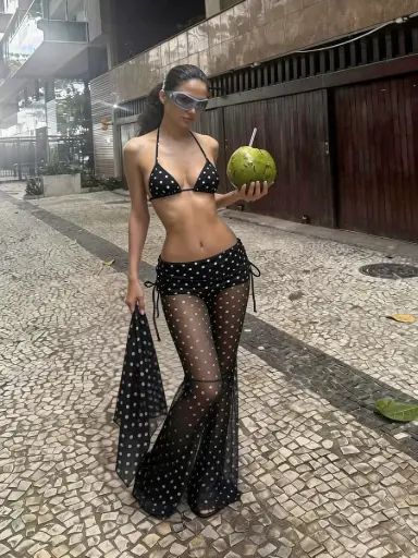 [sz260102175046878025131 shein] Bikini 4PCS de Puntos