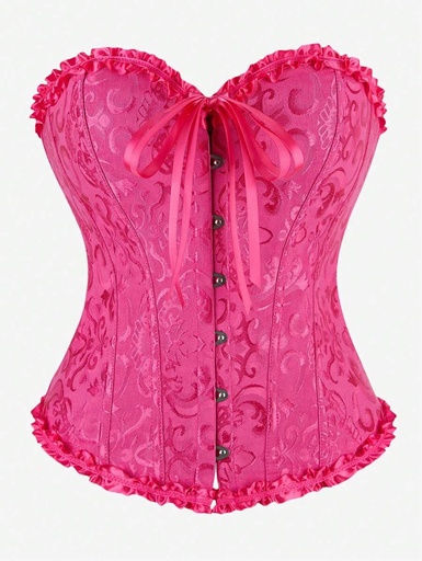 [si260128143414354706873] Corset Rosa Fucsia con Volantes