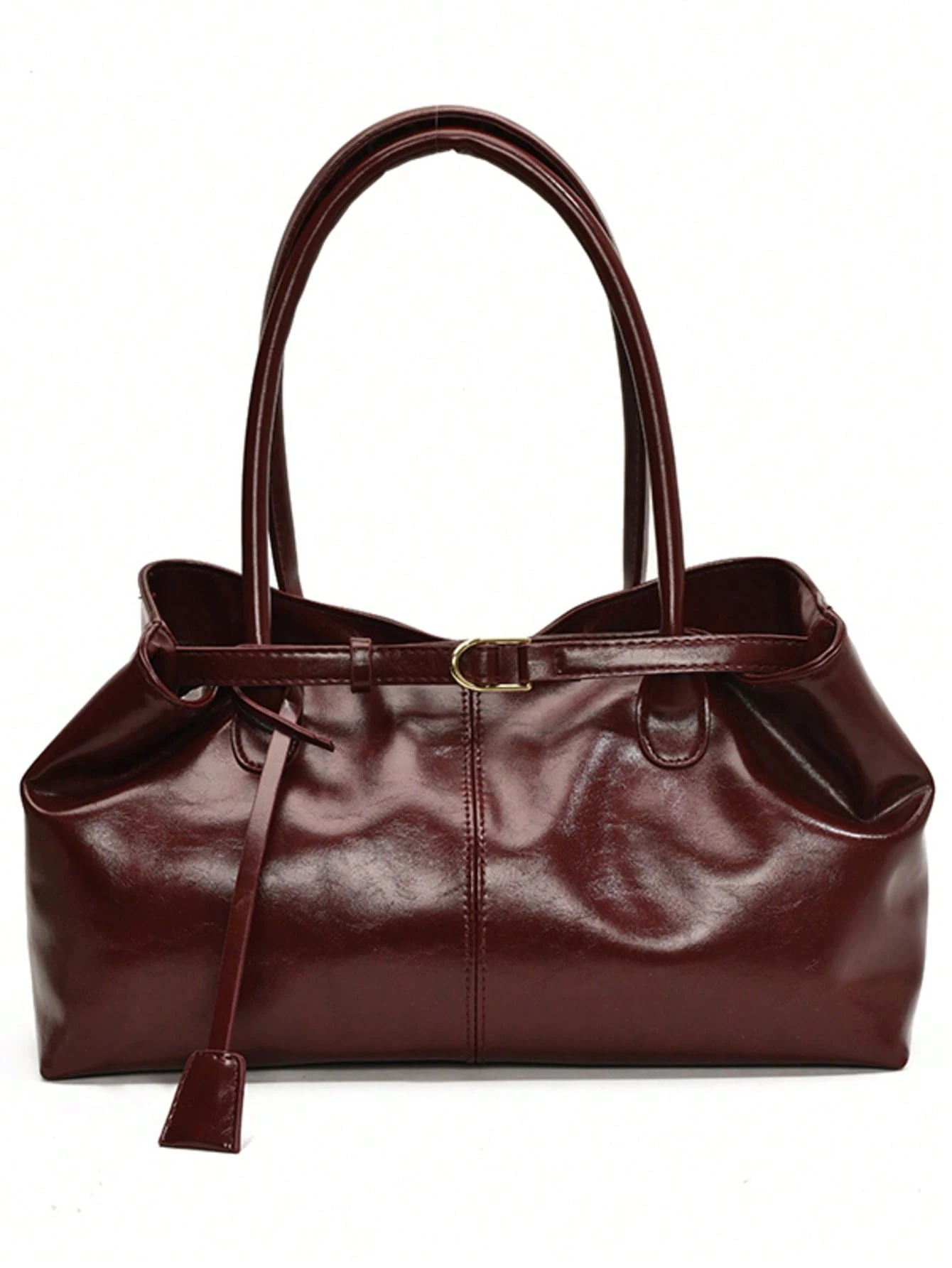 [sg25021049529310858] Bolso de Mano Rojo Vino