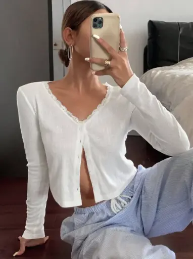 Blusa Ligera Botones 