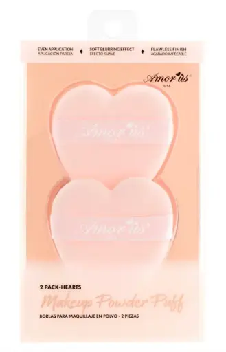 [Makeup Powder Puff Amor US] Esponjas de Corazon AMOR US