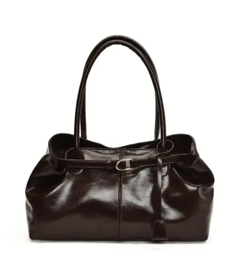 [sg25021049529351411 SHEIN] Bolso Mediano Cafe 