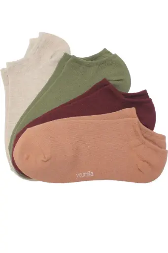 [YM80-SOX-69-6-Asst CALCETINES YOUMITA 6-9] 4 Pares de Calcetin