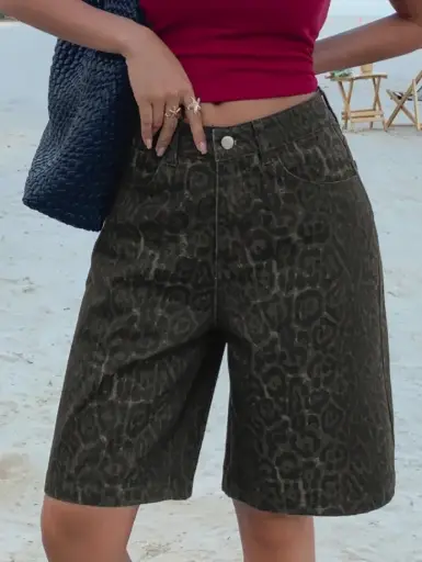 Short Bermuda Animal Print